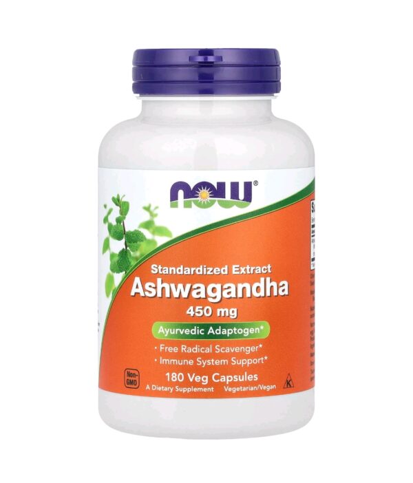 Ashwaganda now 450mg 180 caps