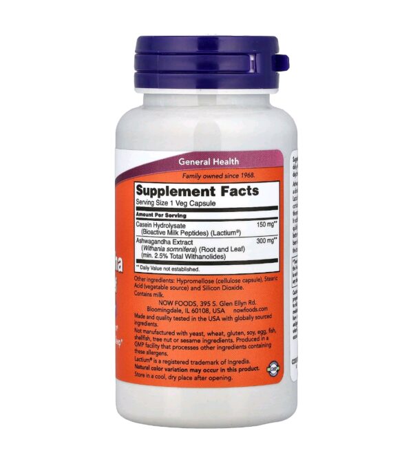 Ashwaganda stress relief now 90 caps