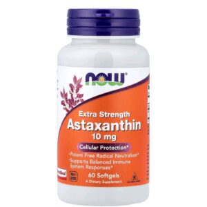 Astaxanthin 10mg 60 soft gels now