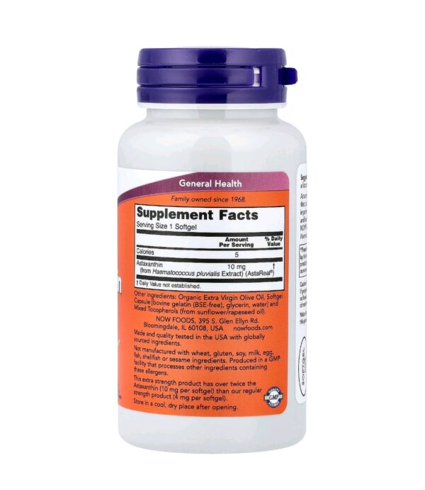 Astaxanthin 10mg 60 soft gels now