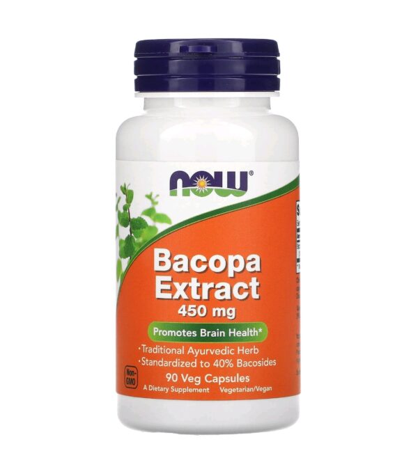 Bacopa extract now 450mg 90 caps
