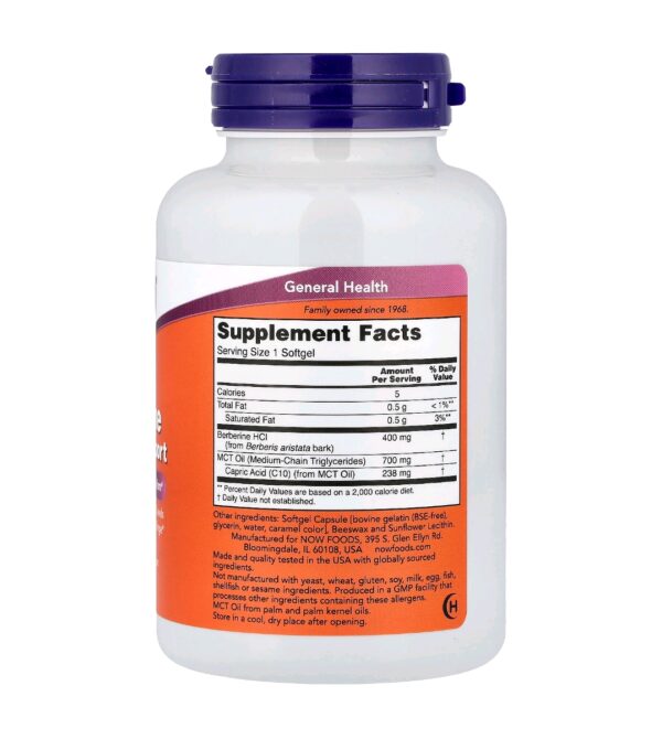 Berberine now 90 softgels