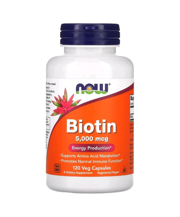 Biotin 5000 now 120 caps