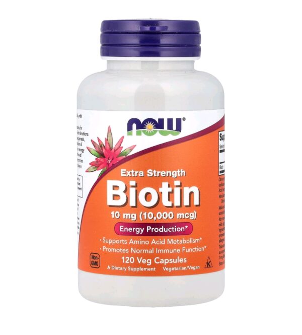 Biotin 10000 now 120 caps