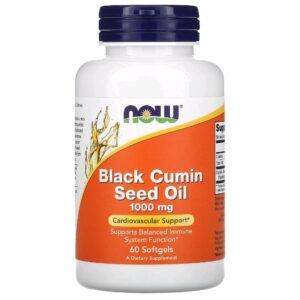 Black cumin seed oil now 60 softgels