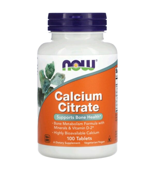 Calcium citrate now 100 tab
