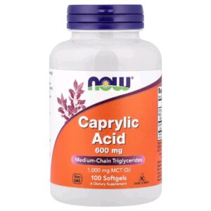 Caprylic acid now 100 softgels
