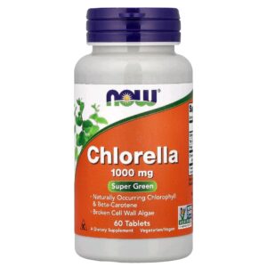 chlorella-1000mg-now-60-tab
