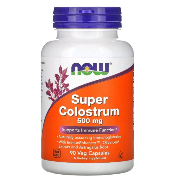 Super colostrum now 500mg 90 caps