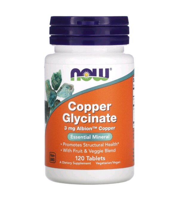 Copper glycinate now 120 tab