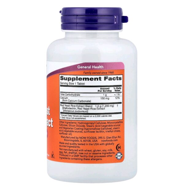 Red yeast rice extract now 60 tab