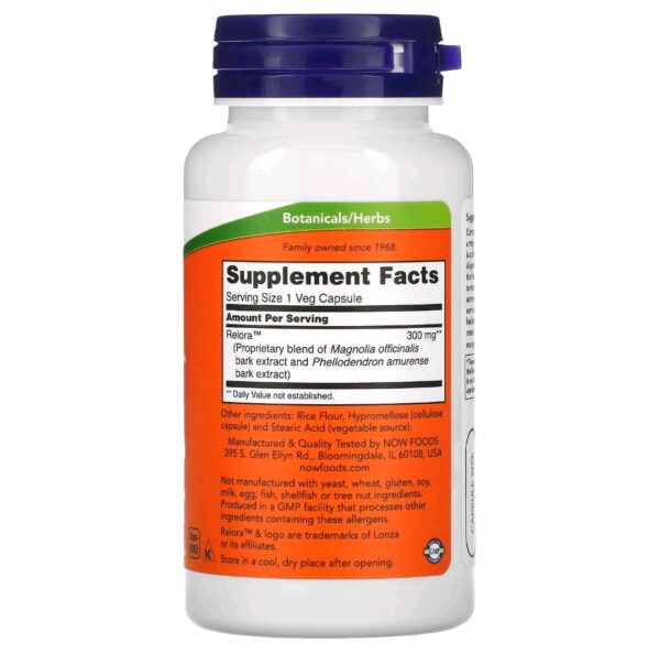 Relora 300mg now 60 caps