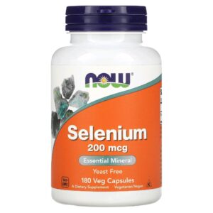 Selenium 200mcg now 180 caps