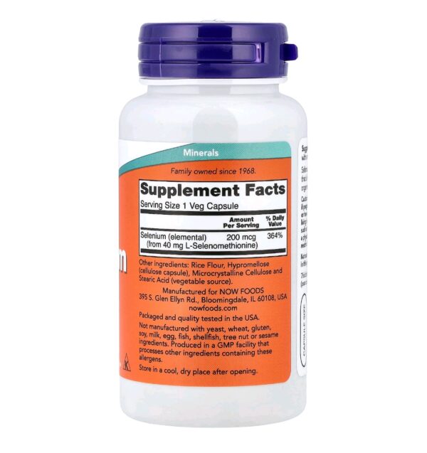 Selenium 200mcg now 90 caps