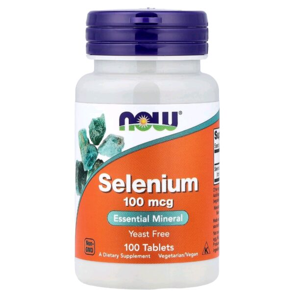 Selenium 100mcg now 100 tab