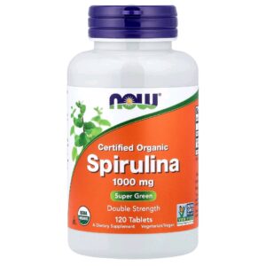 Spirulina now 1000mg 120 tab