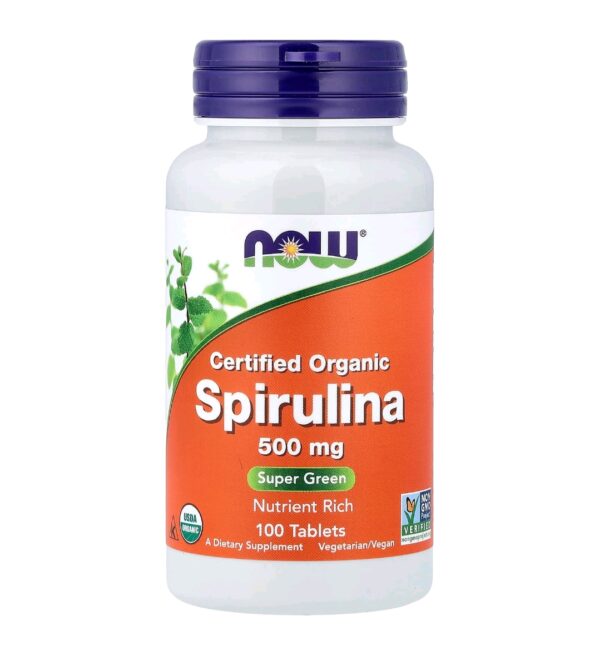 Spirulina now 500mg 100 tab