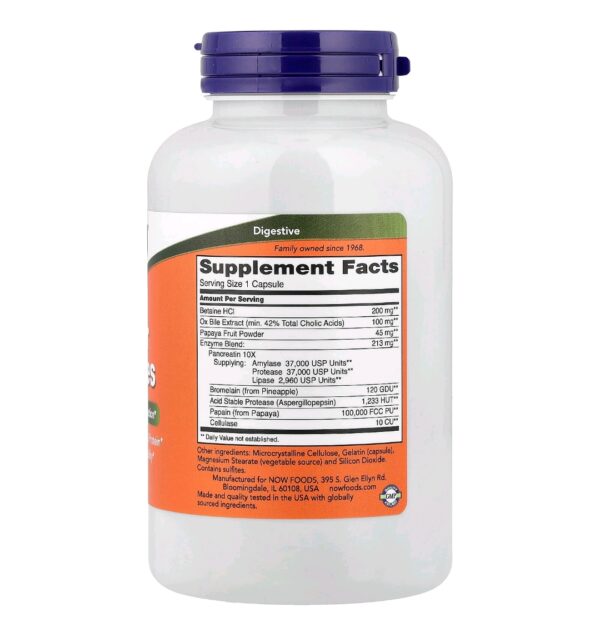 Super enzyme now 180 caps