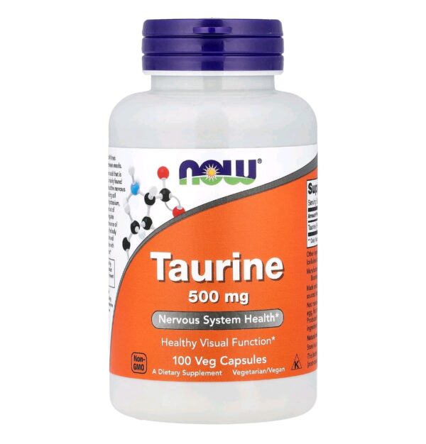 Taurine now 500mg 100 caps