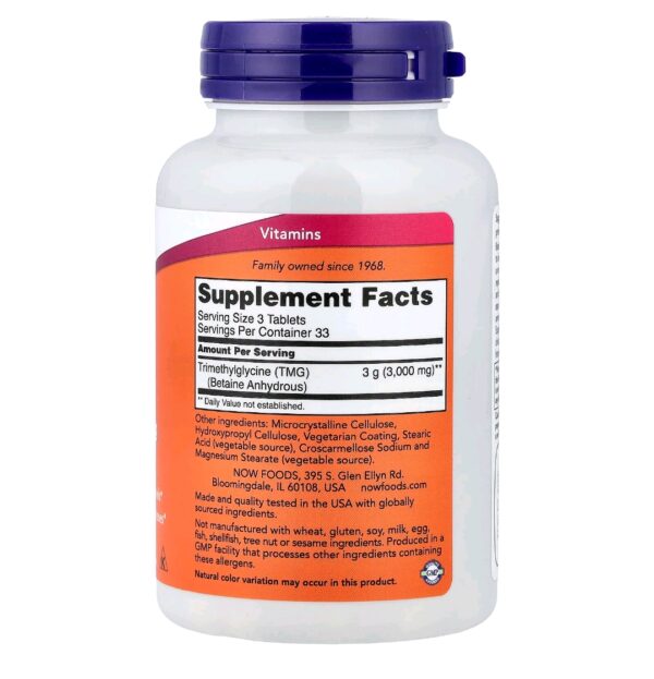 TMG now 1000mg 100 tab