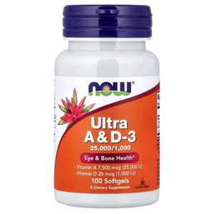 Ultra A&D3 now 100 soft gels