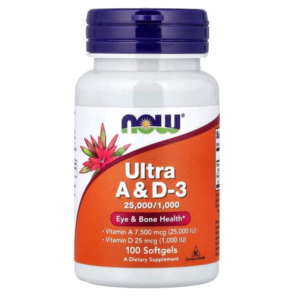 Ultra A&D3 now 100 soft gels