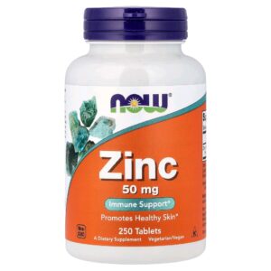 Zinc now 50mg 250 tab