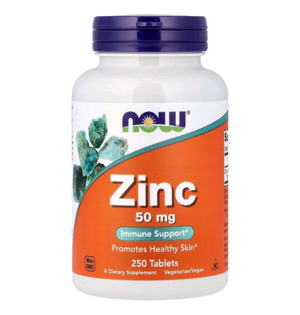 Zinc now 50mg 250 tab