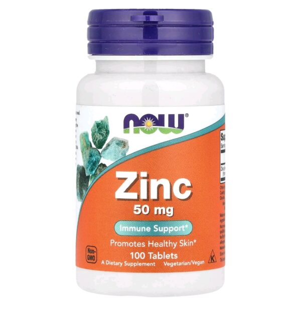 Zinc now 50mg 100 tab