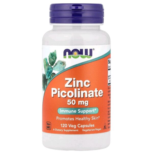 Zinc picolinate now 50mg 120 caps