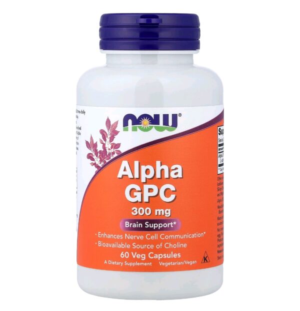 Alpha GPC now 300mg 60 caps