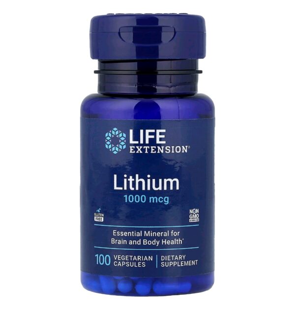 Lithium life 1000mcg 100 caps