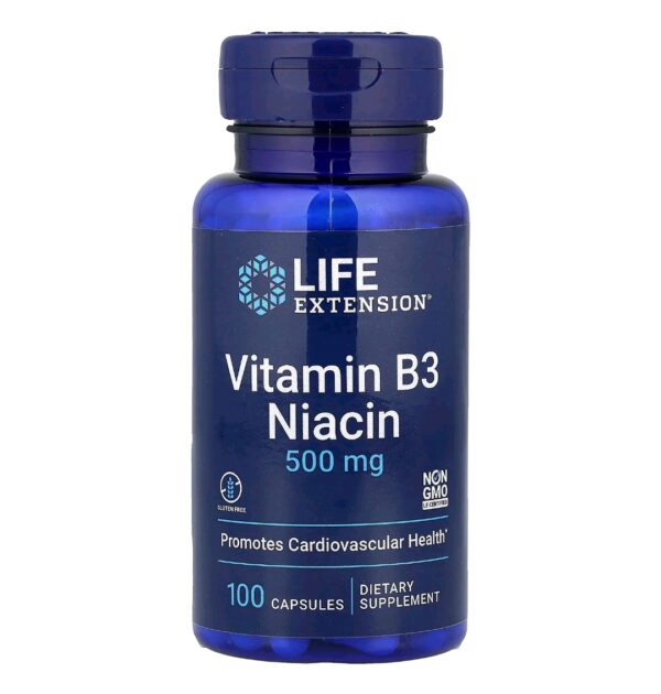 Niacin life 500mg 100 caps