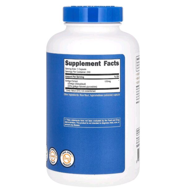 Ginkgo biloba nutricost 240 caps