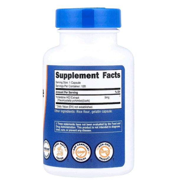 Yohimbine nutricost 120 caps
