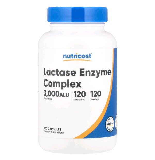 Lactase enzym nutricost 120 caps