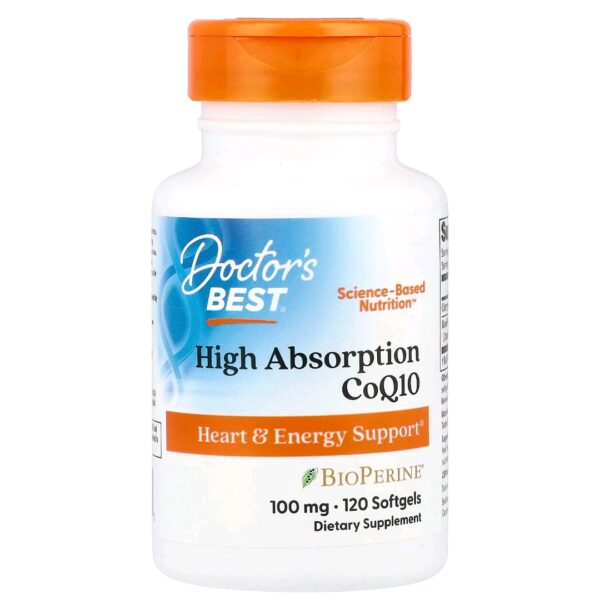 COQ10 dr best 100mg 120 soft gels