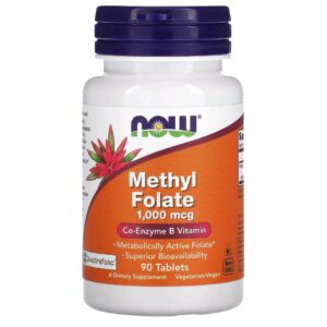 Methyl folate 1000mcg 90 tab
