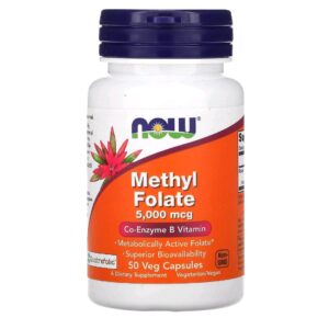 Methyl folate 5000mcg 50 caps