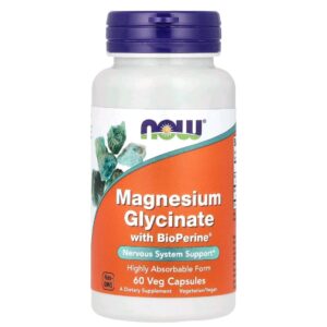Magnesium glycinate with bioperine 60 caps