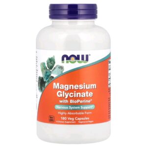 Magnesium glycinate with bioperine 180 caps