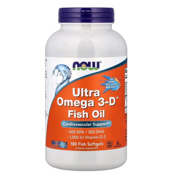 Ultra omega 3- D 180 softgels