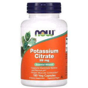 Potassium citrate 99mg 180 caps