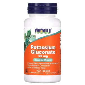 Potassium gluconate 99mg 100 tab